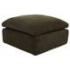 Cates Dark Green Square Ottoman
