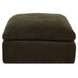 Cates Dark Green Square Ottoman