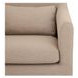 Lydia Light Brown Performance Fabric Upholstered Outdoor Slipcover Dining Chair