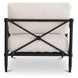 Willow Cream Performance Fabric Upholstered Outdoor Accent Chair