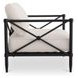 Willow Cream Performance Fabric Upholstered Outdoor Accent Chair