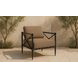 Willow Light Brown Performance Fabric Upholstered Outdoor Accent Chair