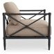 Willow Light Brown Performance Fabric Upholstered Outdoor Accent Chair