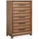 Callisto Bourbon Brown 5 Drawer Chest