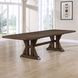 Auburn Brown 126" Extendable Rectangular Dining Table