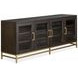 Fernholt Coffee Bean and Burnished Brass 70" TV Stand
