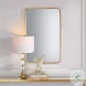 W00545 Gold Leaf Mirror