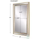 W00553 Gold Mirror