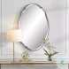 W-00565 Antique Bronze And Gold Thin Framed Mirror