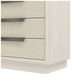 Cotiere Cream Linen Performance Fabric 8 Drawer Dresser