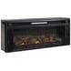 Entertainment Accessories Black Fireplace Insert