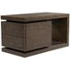 Athens Chocolate Brown Rectangular Occasional Table Set with Casters