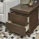 Athens Chocolate Brown Rectangular End Table