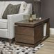Athens Chocolate Brown Rectangular End Table
