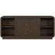 Athens Chocolate Brown 76" TV Stand with USB Charging