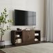 Athens Chocolate Brown 76" TV Stand with USB Charging