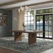 Athens Chocolate Brown 102" Extendable Rectangular Dining Table