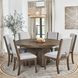 Athens Chocolate Brown 60" Round Dining Table
