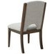 Athens Gray Performance Fabric Upholstered Dining Chair Set of 2