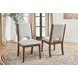 Athens Gray Performance Fabric Upholstered Dining Chair Set of 2