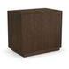 Athens Chocolate Brown 1 Drawer Open Nightstand with USB Charging