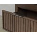 Athens Chocolate Brown 1 Drawer Open Nightstand with USB Charging