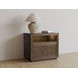 Athens Chocolate Brown 1 Drawer Open Nightstand with USB Charging