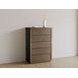 Athens Chocolate Brown 5 Drawer Chest