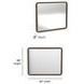 Athens Chocolate Brown Rectangular Wall Mirror