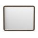 Athens Chocolate Brown Rectangular Wall Mirror