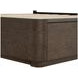 Athens Chocolate Brown King Storage Panel Bed