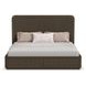 Athens Chocolate Brown King Storage Panel Bed