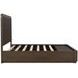 Athens Chocolate Brown King Storage Panel Bed