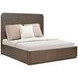 Athens Chocolate Brown Queen Panel Bed