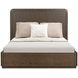 Athens Chocolate Brown Queen Panel Bed