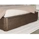 Athens Chocolate Brown Queen Storage Panel Bed