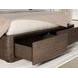 Athens Chocolate Brown Queen Storage Panel Bed