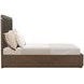 Athens Chocolate Brown Queen Storage Panel Bed