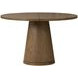 Lyra Sierra Brown Round Dining Room Set