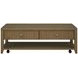 Reed Driftwood Oak Rectangular Occasional Table Set with Casters