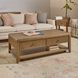 Reed Driftwood Oak Rectangular Occasional Table Set with Casters