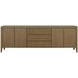 Reed Warm Driftwood 92" TV Stand with USB Charging