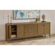 Reed Warm Driftwood 92" TV Stand with USB Charging