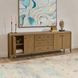 Reed Warm Driftwood 92" TV Stand with USB Charging