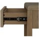 Reed Driftwood Oak Square Chairside Table