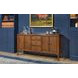 Azalea Walnut 4 Door Sideboard with USB Charging
