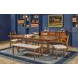 Azalea Walnut Extendable Rectangular Dining Room Set