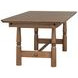 Azalea Walnut 106" Extendable Rectangular Dining Table