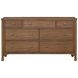 Azalea Walnut 7 Drawer Dresser