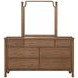 Azalea Walnut 7 Drawer Dresser